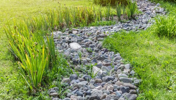 River Rock Garden Installation in Glendale